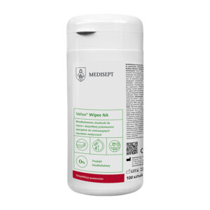 MEDISEPT VELOX WIPES Chusteczki dezynfekujące bez alkoholu, puszka, do powierzchni