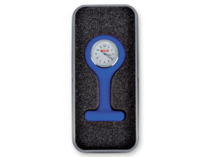 GIMA NIEBIESKI Zegarek pielęgniarski silikonowy, z pudełkiem, 85 mm