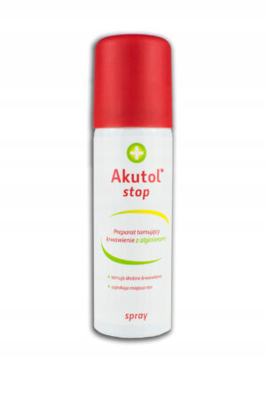AKUTOL STOP 60 ml Spray hamujący krwawienie, ziołowy preparat w aerozolu