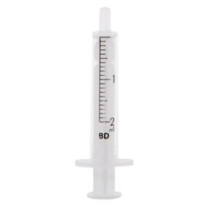 BD 2 ml Strzykawka dwuczęściowa jednorazowa BD Discardit, 100 szt.