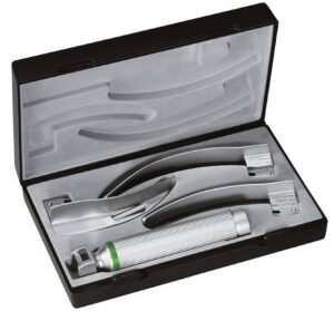 RIESTER RI-MODUL LED 2,5V Laryngoskop z łyżkami Macintosh 2–4, rączka bateryjna C