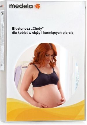 MEDELA CINDY ROZM. S Biustonosz dla kobiet w ciąży i karmiących, czarny