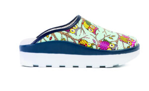 CARINE LUX SABO ROZM. 36 Trepy dla medyków, chodaki perforacja, sowa/błękit, 053