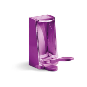 STERISOL 700ml Dozownik ścienny z ramieniem plastikowym, fioletowy