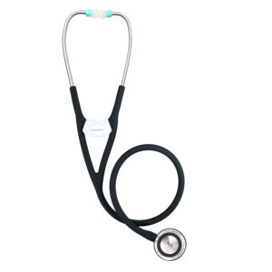 NOVAMA EXPERT DR510 CZARNY Stetoskop z dwustronną głowicą i silikonowym przewodem