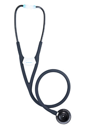 NOVAMA EXPERT DR520 CZARNY Stetoskop kardiologiczny dwugłowicowy, silikonowy