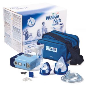 FLAEM WALKIENEB BASIC Inhalator bez akumulatora, zestaw podróżny z torbą