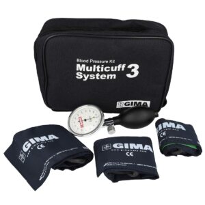 GIMA SIRIO PEDIATRIC KIT Ciśnieniomierz zegarowy pediatryczny, 3 mankiety, torba