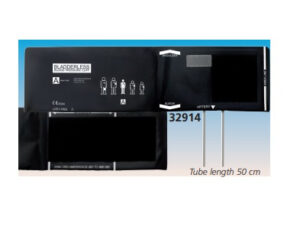 GIMA 34–51 cm Mankiet dla dorosłych duży dwuwężykowy do ciśnieniomierza zegarowego