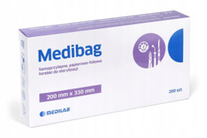 MEDILAB MEDIBAG 200 x 330 mm Torebki samoprzylepne do sterylizacji, 200 szt.