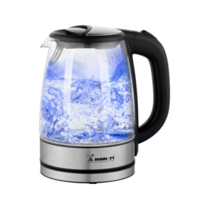 MOMERT 1856 1,7 L Czajnik elektryczny szklany, z podświetleniem i filtrem