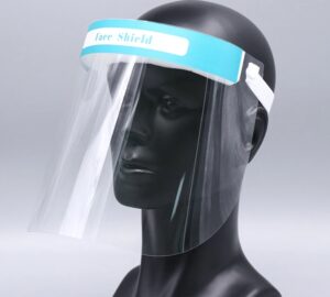 SKAMEX Przyłbica medyczna, z gąbką i gumką, powłoka anty-fog