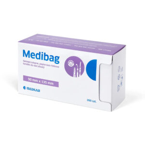MEDILAB MEDIBAG 90 x 135 mm Torebki samoprzylepne do sterylizacji, 200 szt.