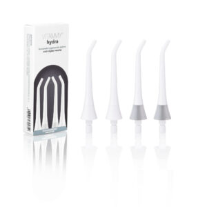 VITAMMY HYDRA BIAŁE Końćówki do irygatora, precyzyjne czyszczenie, 4 szt.