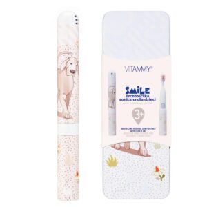 VITAMMY SMILE PIES Szczoteczka soniczna do zębów dla dzieci 3+, miękkie włókna