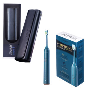 VITAMMY SYMPHONY / MORSKI + ETUI CASE 3 BLACK Zestaw - szczoteczka soniczna i etui