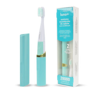 VITAMMY LUNA+ TURKUSOWA Szczoteczka soniczna do zębów, kompaktowa, etui