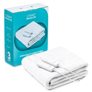 VITAMMY THERMO 2X Koc elektryczny podwójny, komfortowy, z regulacją temperatury