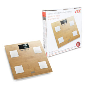 ADE BA914 BARBARA Waga cyfrowa bambusowa, analiza składu ciała i pamięć 10 osób