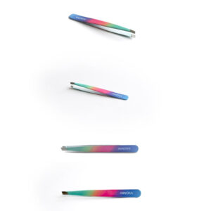 INNOXA EXPERT VM-T18C Pęseta wzorzysta 9,6 cm, fioletowo-różowo-turkusowa