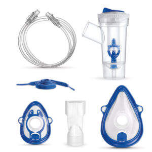 FLAEM RF7 DUAL SPEED Zestaw do nebulizacji RF7 z ustnikiem i 2 maskami Soft Touch