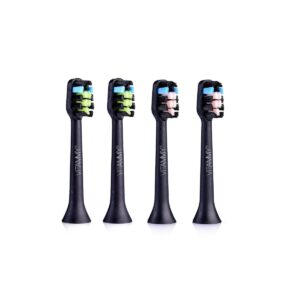 VITAMMY SYMPHONY/VIVO KOŃCÓWKI 4 SZT. BLACK Do szczoteczki sonicznej, miękkie i trwałe
