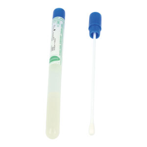 Wymazówka, pałeczka jałowa z wacikiem w probówce z podłożem AMIES, 100 szt.