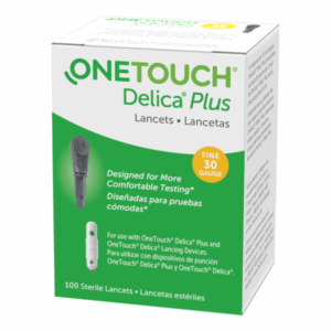 LIFESCAN ONE TOUCH DELICIA PLUS Lancety do nakłuwacza glukozy 30G, 100 szt.