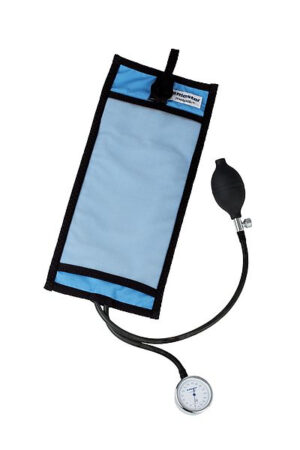 RIESTER METPAK Aparat do podawania płynów 500 ml, z manometrem, bawełniany mankiet