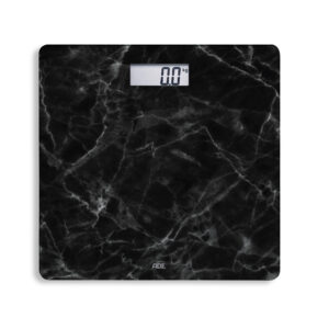 ADE BE1712 AURORA CZARNY Waga łazienkowa marmurowa, cyfrowa, 180 kg