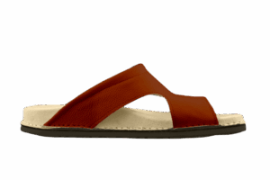 ABAT ROZM. 36 Klapki medyczne, profil ortopedyczny, model motylek, brązowe