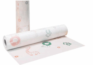 Podkład medyczny podfoliowany 50 × 50 cm, motyw dziecięcy, długość 50 m
