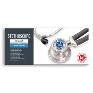 LD Special Stetoskop czerwony 56cm /dwuglowicowy/