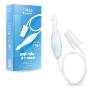 VITAMMY KATARINO Aspirator do nosa, odciągacz kataru do odkurzacza, z miękką końcówką
