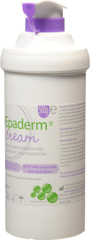 EPADERM CREAM 500 g Krem 2w1 do egzemy i łuszczycy, do ciała i do mycia