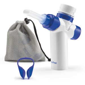 FLAEM AIRFEEL O-PEP I PEP Trenażer oddechowy z kulką stalową, terapia płuc