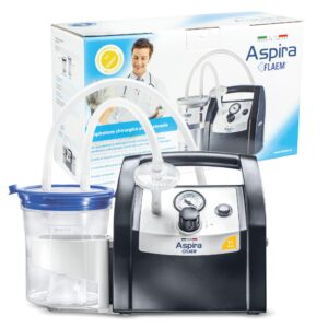 FLAEM ASPIRA BASIC Ssak medyczny 11 l/min, kompaktowy i cichy ssak z regulacją siły