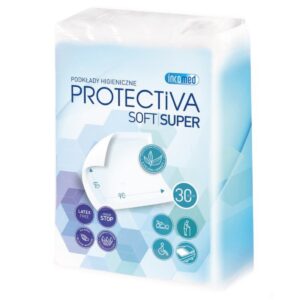 INCOMED PROTECTIVA SOFT SUPER 60 × 90cm Podkłady higieniczne jednorazowe, 30 szt.