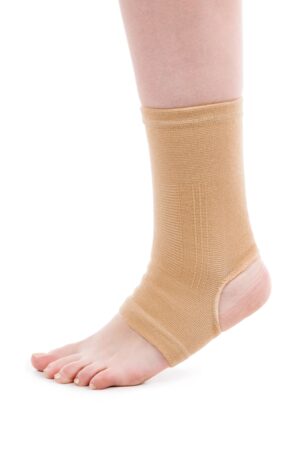 QMED PHARMA ROZM. L Stabilizator stawu skokowego, kompresyjny, beżowy