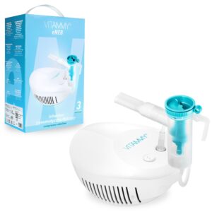 VITAMMY eNEB Inhalator pneumatyczno-tłokowy z 3 maskami i 3 prędkościami inhalacji