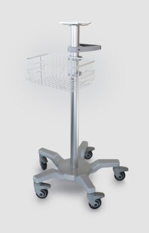 AXCENT MEDICAL Wózek 5-kołowy z koszykiem do kardiomonitora PAVO / CETUS